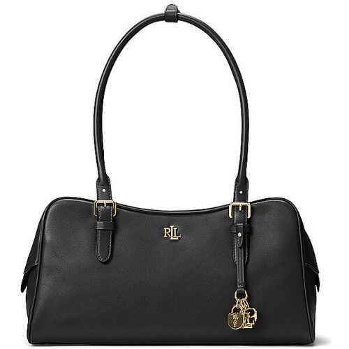 LAUREN RALPH LAUREN Ledertasche - Schultertasche MERCY Large schwarz damen