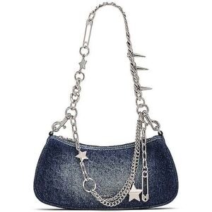 Marc JACOBS Ledertasche - Schultertasche THE SHOULDER BAG blau damen Marc JACOBS Ledertasche - Schultertasche THE SHOULDER BAG blau damen