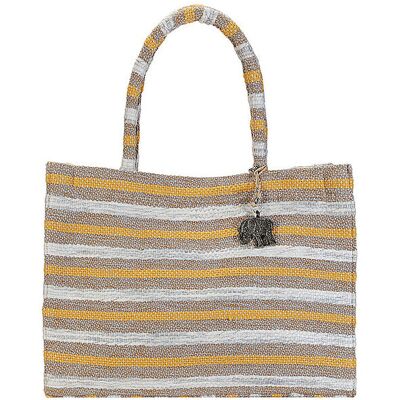 ANOKHI Tasche - Tote Bag TOTE BOOK Large gelb damen ANOKHI Tasche - Tote Bag TOTE BOOK Large gelb damen