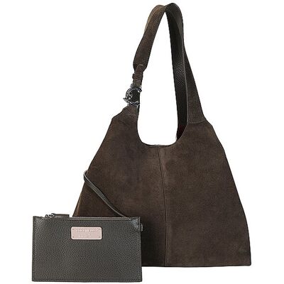 Coccinelle Ledertasche - Shopper C-EASY dunkelgrün damen Coccinelle Ledertasche - Shopper C-EASY dunkelgrün damen