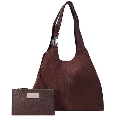 Coccinelle Ledertasche - Shopper C-EASY dunkelrot damen Coccinelle Ledertasche - Shopper C-EASY dunkelrot damen