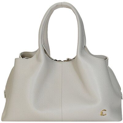 Coccinelle Ledertasche - Henkeltasche NELL creme damen Coccinelle Ledertasche - Henkeltasche NELL creme damen