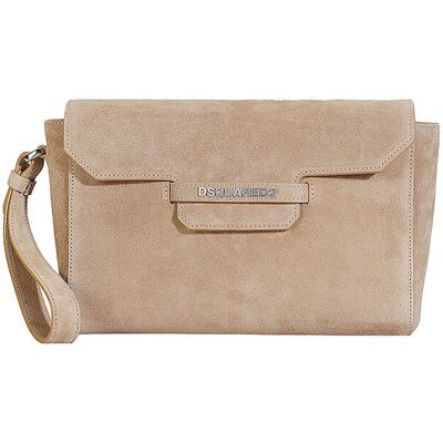DSQUARED2 Ledertasche - Clutch beige herren DSQUARED2 Ledertasche - Clutch beige herren