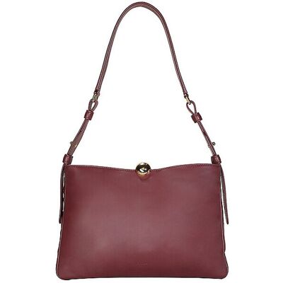 FURLA Ledertasche - Schultertasche SFERA SOFT Medium dunkelrot damen FURLA Ledertasche - Schultertasche SFERA SOFT Medium dunkelrot damen