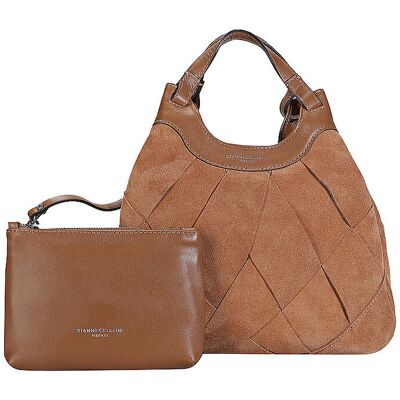 GIANNI CHIARINI Ledertasche - Hobo DUA camel damen GIANNI CHIARINI Ledertasche - Hobo DUA camel damen