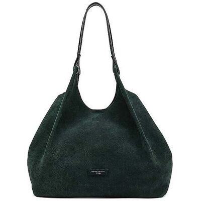 GIANNI CHIARINI Ledertasche - Hobo Bag DUA SUEDE L petrol Damen GIANNI CHIARINI Ledertasche - Hobo Bag DUA SUEDE L petrol Damen