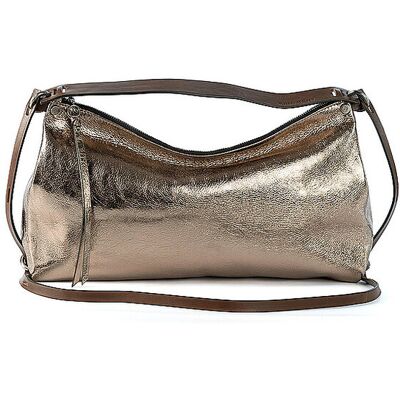 INA KENT Ledertasche - Umhängetasche DINKUM ed.2 grau damen INA KENT Ledertasche - Umhängetasche DINKUM ed.2 grau damen