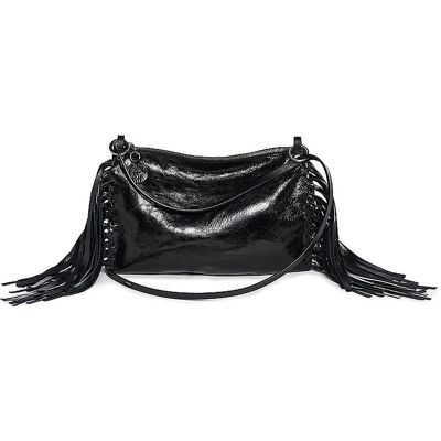 INA KENT Ledertasche - Umhängetasche ORNAMENT ED.4 schwarz damen INA KENT Ledertasche - Umhängetasche ORNAMENT ED.4 schwarz damen