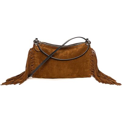 INA KENT Ledertasche - Umhängetasche ORNAMENT ED.4 braun damen INA KENT Ledertasche - Umhängetasche ORNAMENT ED.4 braun damen