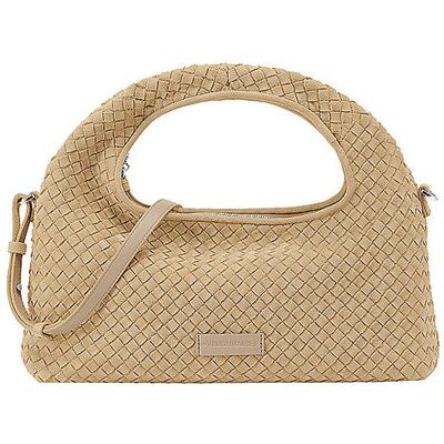 LES VISIONNAIRES Ledertasche - Henkeltasche SADIE GRADE WEAVE COZY beige damen LES VISIONNAIRES Ledertasche - Henkeltasche SADIE GRADE WEAVE COZY beige damen