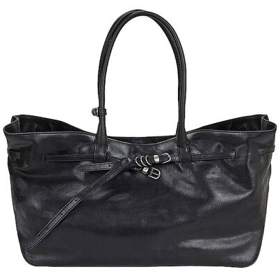 MARGESHERWOOD Ledertasche - Shopper GRANDMA USED BAG Large schwarz damen MARGESHERWOOD Ledertasche - Shopper GRANDMA USED BAG Large schwarz damen