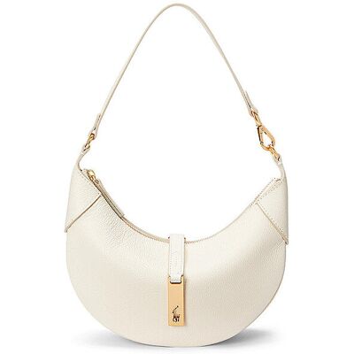 POLO RALPH LAUREN Ledertasche - Schultertasche Small creme damen POLO RALPH LAUREN Ledertasche - Schultertasche Small creme damen