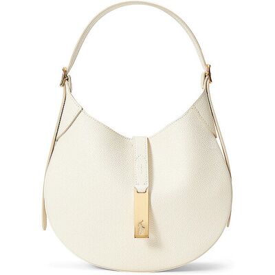 POLO RALPH LAUREN Ledertasche - Schultertasche Small creme damen POLO RALPH LAUREN Ledertasche - Schultertasche Small creme damen
