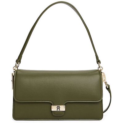 Tommy Hilfiger Tasche - Schultertasche TH HERITAGE olive damen Tommy Hilfiger Tasche - Schultertasche TH HERITAGE olive damen