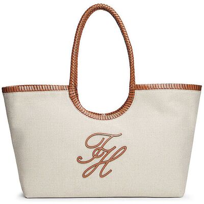 Tommy Hilfiger Tasche - Shopper TH ELEV creme damen Tommy Hilfiger Tasche - Shopper TH ELEV creme damen