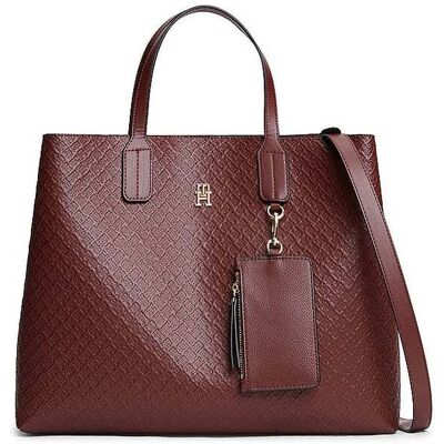Tommy Hilfiger Tasche - Henkeltasche TH ICON beere damen Tommy Hilfiger Tasche - Henkeltasche TH ICON beere damen