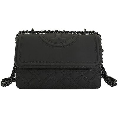 TORY BURCH Ledertasche - Umhängetasche FLEMING MATTE schwarz damen TORY BURCH Ledertasche - Umhängetasche FLEMING MATTE schwarz damen