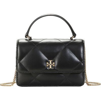 TORY BURCH Ledertasche - Mini Bag KIRA DIAMOND schwarz Damen TORY BURCH Ledertasche - Mini Bag KIRA DIAMOND schwarz Damen