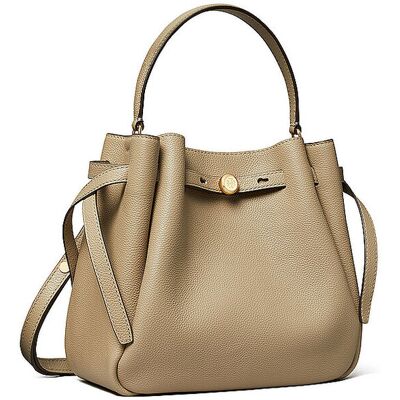 TORY BURCH Ledertasche - Bucket Bag ROMY beige Damen TORY BURCH Ledertasche - Bucket Bag ROMY beige Damen
