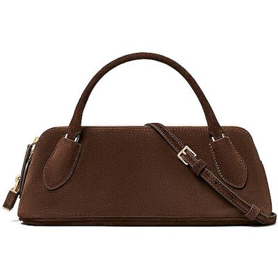 TORY BURCH Ledertasche - Baguette Bag braun Damen TORY BURCH Ledertasche - Baguette Bag braun Damen