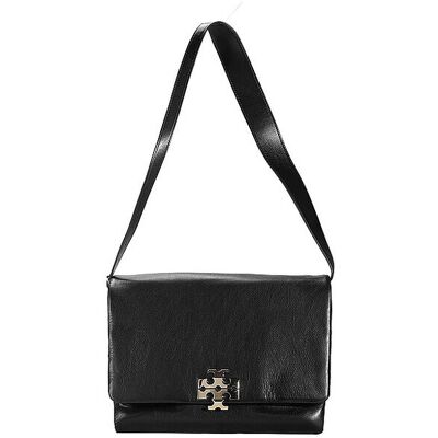 TORY BURCH Ledertasche - Schultertasche CHARLIE RUNWAY Large schwarz Damen TORY BURCH Ledertasche - Schultertasche CHARLIE RUNWAY Large schwarz Damen