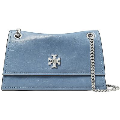 TORY BURCH Ledertasche - Mini Bag KIRA TURNLOCK blau Damen TORY BURCH Ledertasche - Mini Bag KIRA TURNLOCK blau Damen