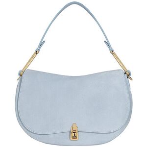 Ledertasche - Umhängetasche Coccinellemaggie  Hellblau   Damen   E1 Pqs 18 03 01