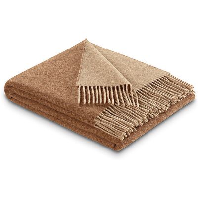 BIEDERLACK Tagesdecke PLAID CASHMERE 130x170cm Camel Beige camel BIEDERLACK Tagesdecke PLAID CASHMERE 130x170cm Camel Beige camel
