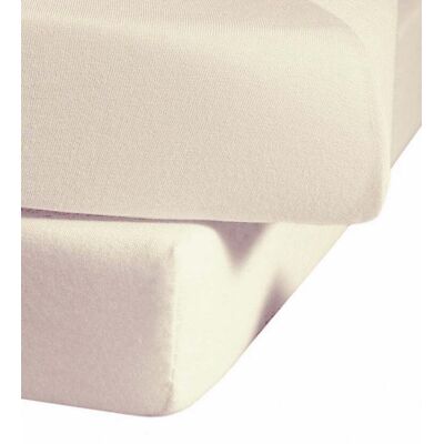 Fleuresse - Jerseyspannleintuch - Beige - 100x200 - Spannlaken Fleuresse - Jerseyspannleintuch - Beige - 100x200 - Spannlaken