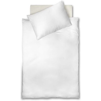 Fleuresse Weiße Satin Bettwäsche - Bettwäsche-Set Fleuresse Weiße Satin Bettwäsche - Bettwäsche-Set