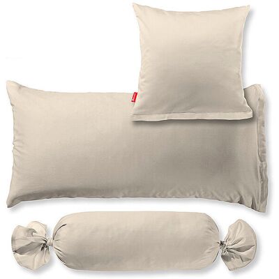 Fleuresse Royal Uni 40x60 Sand beige 100% Baumwolle Mako-Satin Pillowcase Fleuresse Royal Uni 40x60 Sand beige 100% Baumwolle Mako-Satin Pillowcase