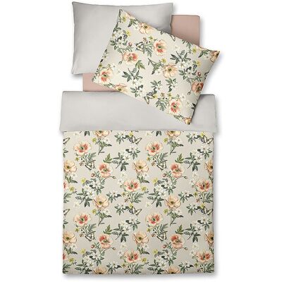 FLEURESSE Satin Bettwäsche BED ART 70x90cm / 140x200cm Apricot Bloom creme baby FLEURESSE Satin Bettwäsche BED ART 70x90cm / 140x200cm Apricot Bloom creme baby
