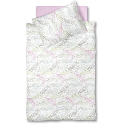 FLEURESSE Satin Bettwäsche MODERN GARDEN 70x90cm / 140x200cm Rosemary lila baby FLEURESSE Satin Bettwäsche MODERN GARDEN 70x90cm / 140x200cm Rosemary lila baby