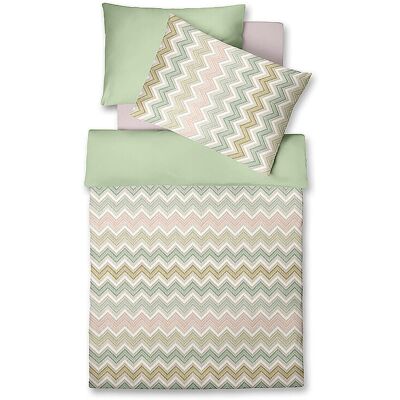 FLEURESSE Satin Bettwäsche MODERN CLASSIC 70x90cm / 140x220cm Rosemary hellgrün baby FLEURESSE Satin Bettwäsche MODERN CLASSIC 70x90cm / 140x220cm Rosemary hellgrün baby