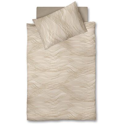 FLEURESSE Satin Bettwäsche MODERN LIFE 70x90cm / 140x200cm Sandstone creme baby FLEURESSE Satin Bettwäsche MODERN LIFE 70x90cm / 140x200cm Sandstone creme baby