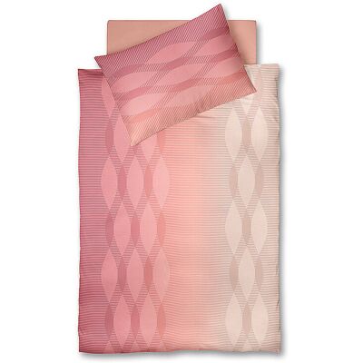 FLEURESSE Satin Bettwäsche MODERN LIFE B 70x90cm/140x200cm Coral koralle baby FLEURESSE Satin Bettwäsche MODERN LIFE B 70x90cm/140x200cm Coral koralle baby