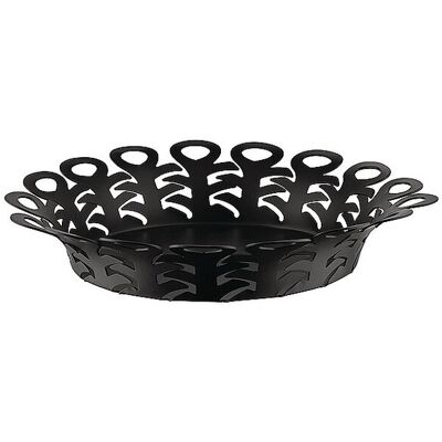 Alessi Korbschale VIMINI 27cm Edelstahl Epoxi. Schwarz schwarz baby Alessi Korbschale VIMINI 27cm Edelstahl Epoxi. Schwarz schwarz baby