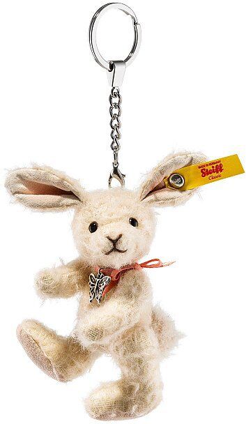 STEIFF Anhänger Tiny Hase 10cm (Mohair) hellbeige