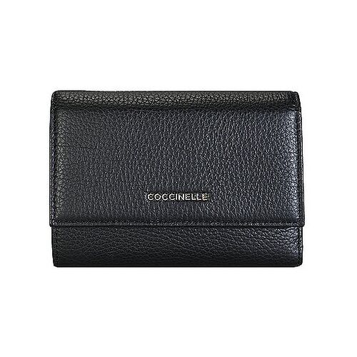 Coccinelle Geldbörse METALLIC SOFT schwarz damen