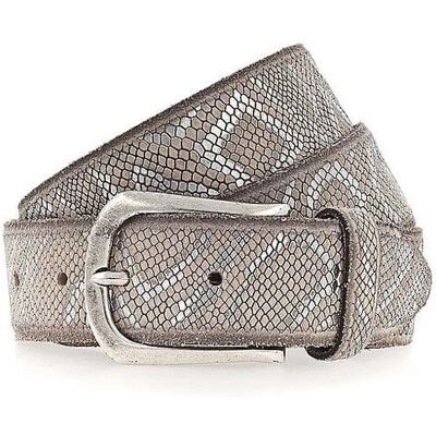 B.BELT Ledergürtel SABIA silber 95 damen B.BELT Ledergürtel SABIA silber 95 damen