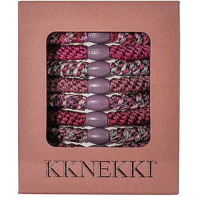 KKNEKKI Haargummi 8er Pkg. PLUM EDITION dunkelrot damen KKNEKKI Haargummi 8er Pkg. PLUM EDITION dunkelrot damen