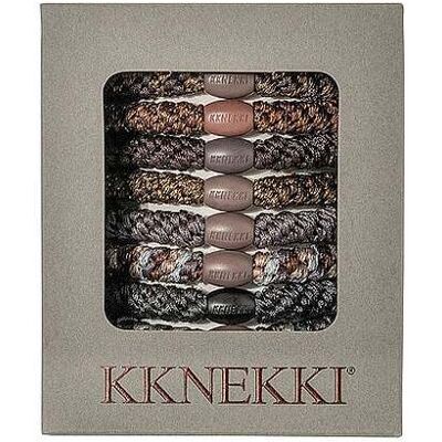 KKNEKKI Haargummi 8er Pkg. EARTH EDITION braun damen KKNEKKI Haargummi 8er Pkg. EARTH EDITION braun damen