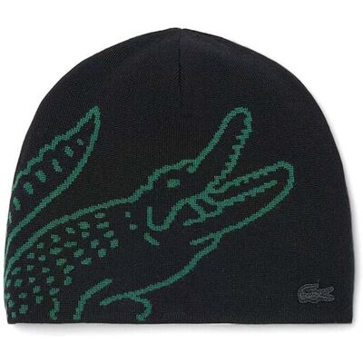 LACOSTE Mütze - Haube schwarz ONE SIZE herren LACOSTE Mütze - Haube schwarz ONE SIZE herren