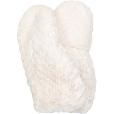 Marc CAIN Handschuhe in Felloptik creme damen Marc CAIN Handschuhe in Felloptik creme damen