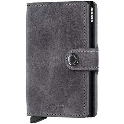 SECRID Geldbörse - Miniwallet Vintage grey black grau baby SECRID Geldbörse - Miniwallet Vintage grey black grau baby