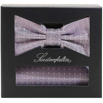 SEIDENFALTER Masche - Fliege Set mit Stecktuch rosa herren SEIDENFALTER Masche - Fliege Set mit Stecktuch rosa herren