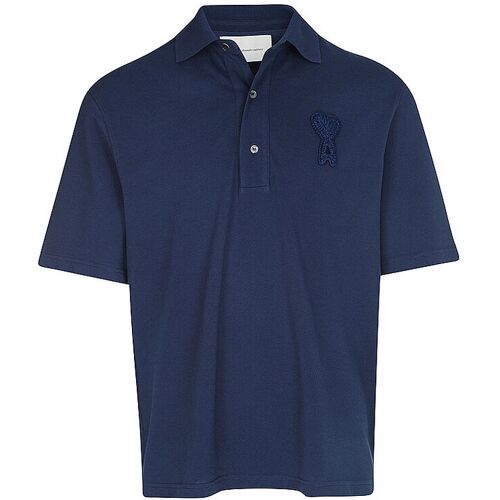 AMI PARIS Poloshirt blau M herren