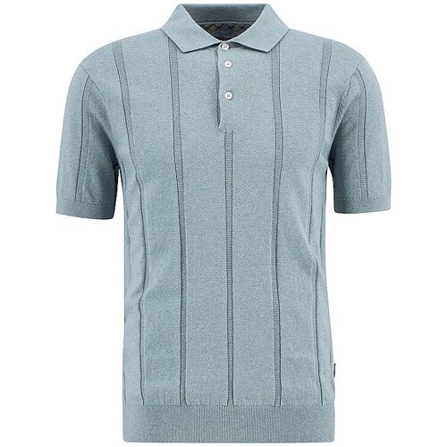 BARBOUR Poloshirt WELLBURN hellblau L herren