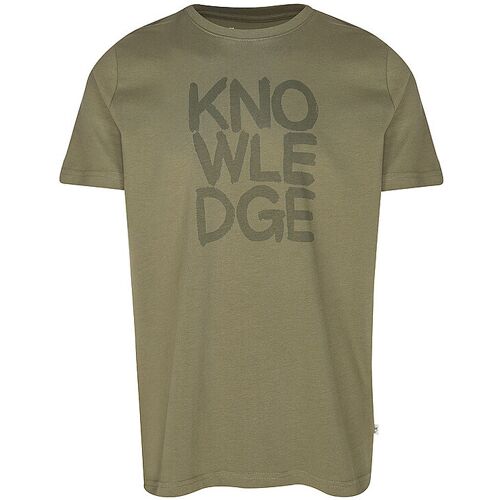KNOWLEDGE COTTON APPAREL T-Shirt olive S herren