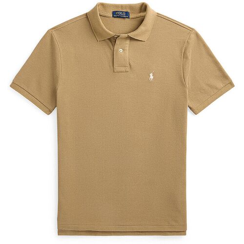 POLO RALPH LAUREN Poloshirt Custom Slim Fit beige S herren